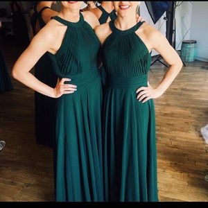 Green bridesmaid Dress